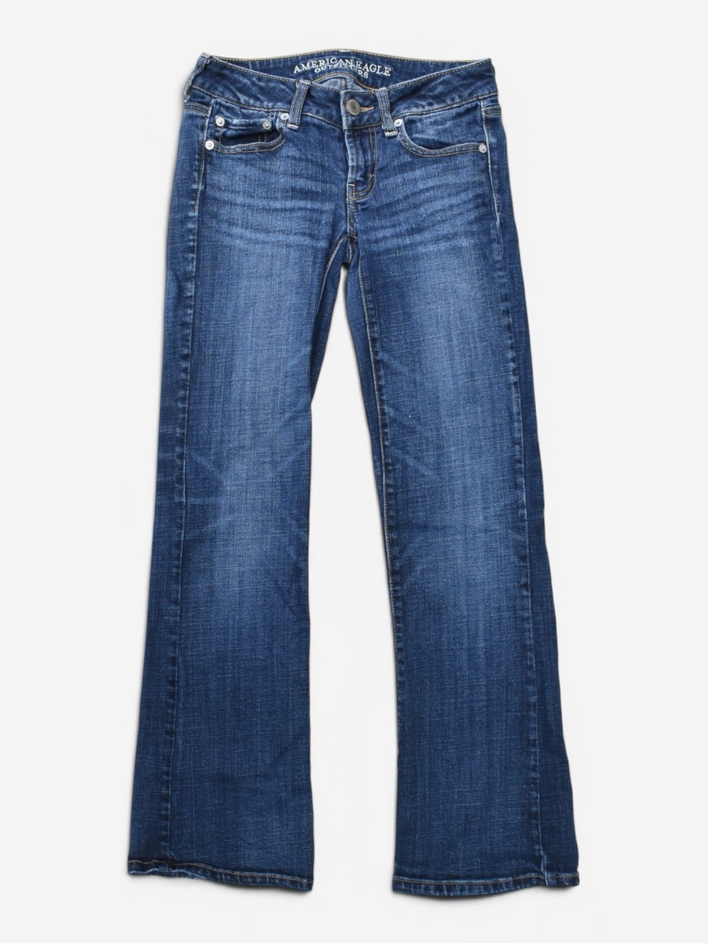 AMERICAN EAGLE Late 2000s Denim Low Rise Boyfriend Jeans